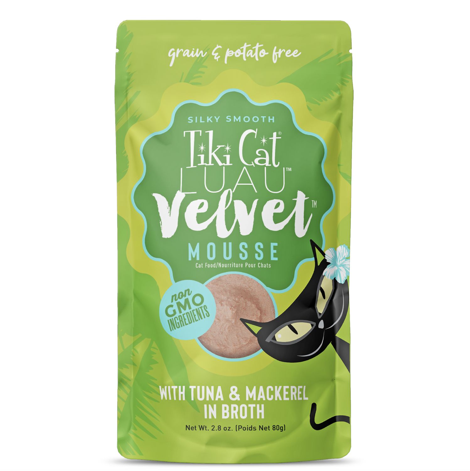 Tiki Cat Velvet Mousse Tuna &amp; Mackerel 2.8oz