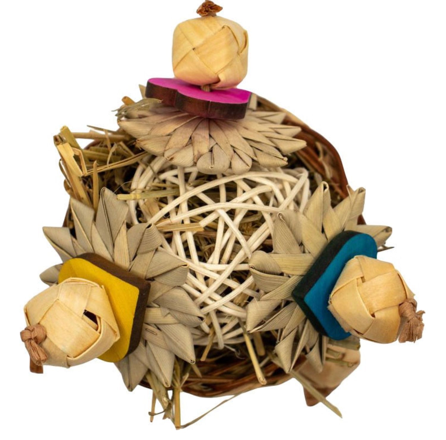 A&amp;E Nibbles Heart Haven Hay Basket Small Animal Toy