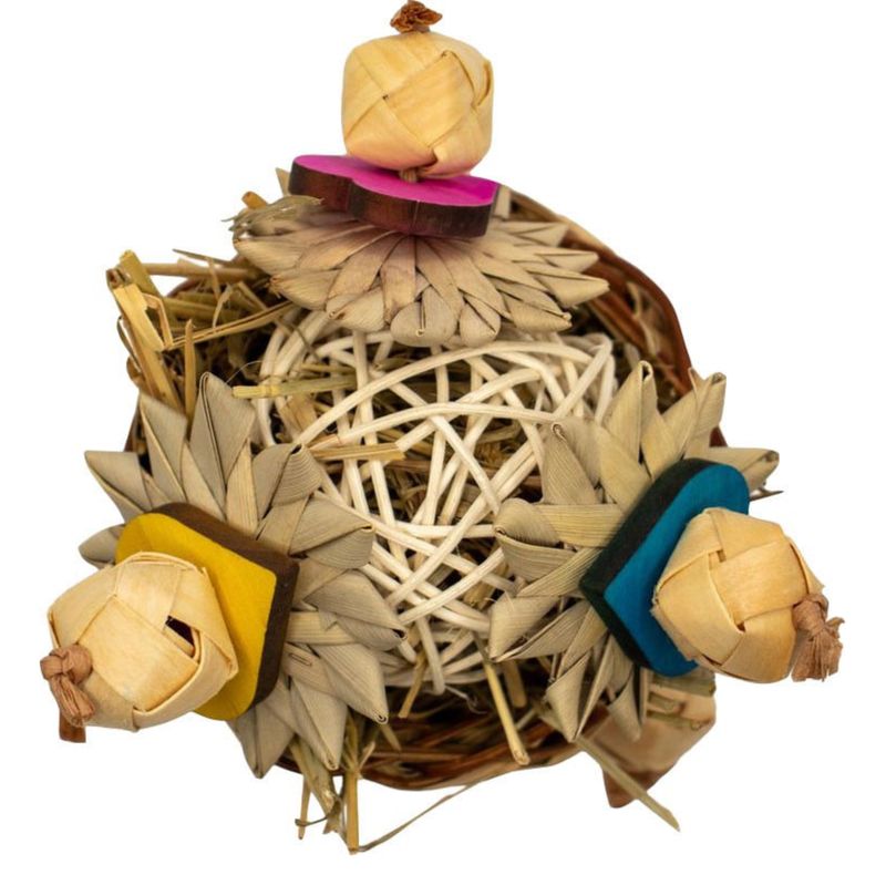 A&amp;E Nibbles Heart Haven Hay Basket Small Animal Toy