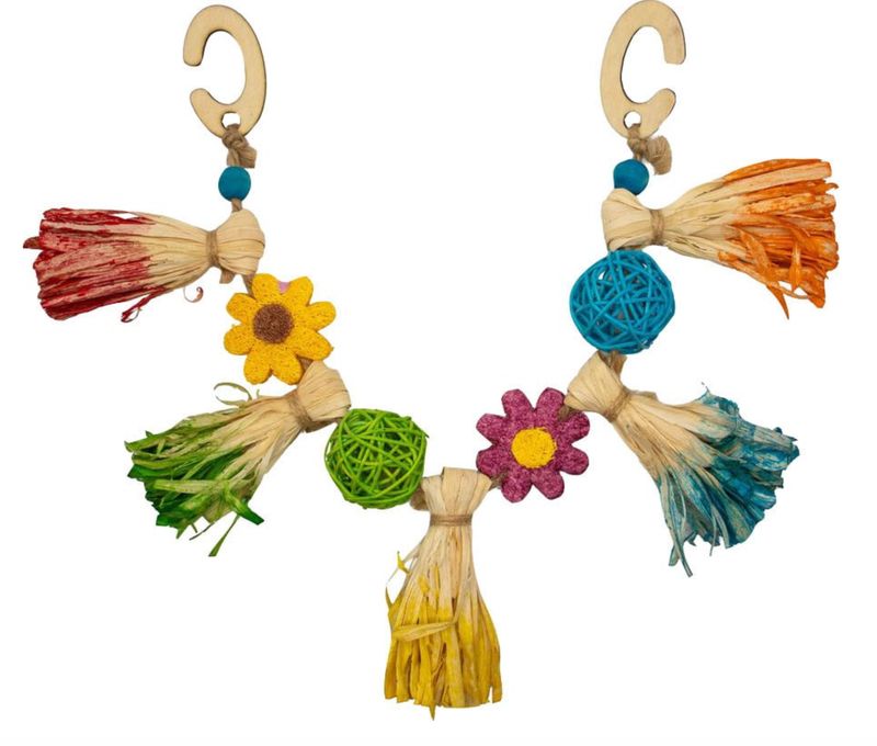A&amp;E Nibbles Boho Bloom Garland Small Animal Toy
