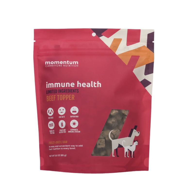 Momentum Dog &amp; Cat Immune Health Beef Topper 3oz