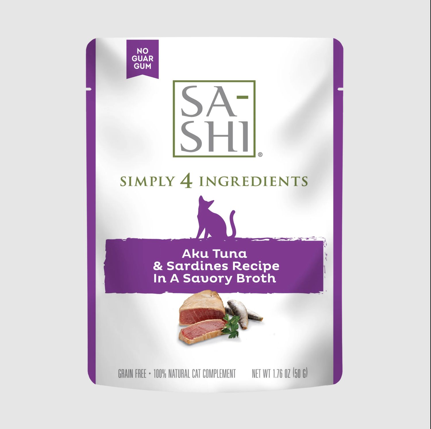 Rawz Cat Pouches Sa-Shi Aku Tuna &amp; Sardines 1.76oz