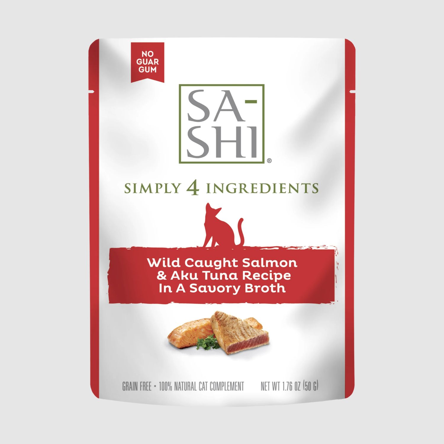 Rawz Cat Pouches Sa-Shi Wild Caught Salmon &amp; Aku Tuna 1.76oz