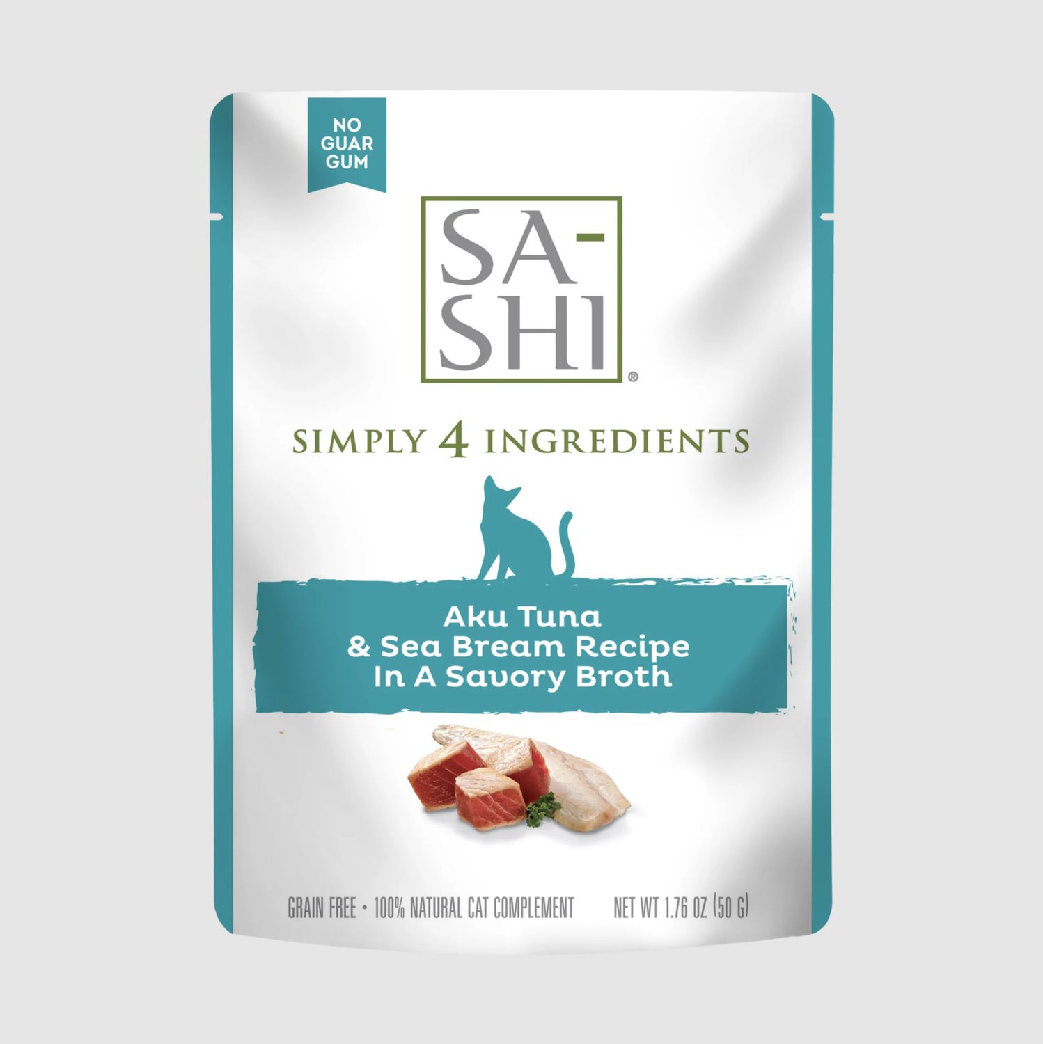 Rawz Cat Pouches Sa-Shi Aku Tuna &amp; Sea Bream 1.76oz