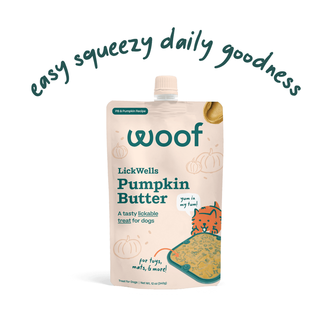 Woof Dog Lickwells Pumpkin Butter 12oz
