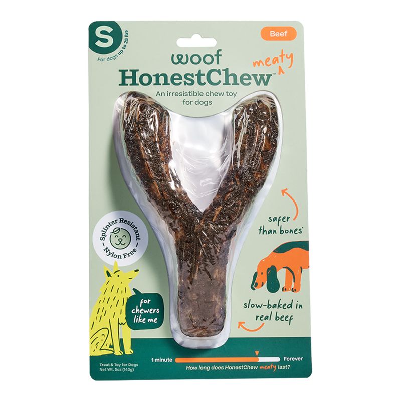 Woof Dog Honestchew Meaty Ygnawt Chew