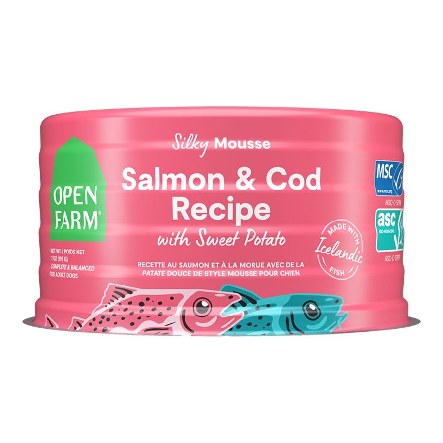 Open Farm Dog Can Salmon, Cod &amp; Sweet Potato 7oz