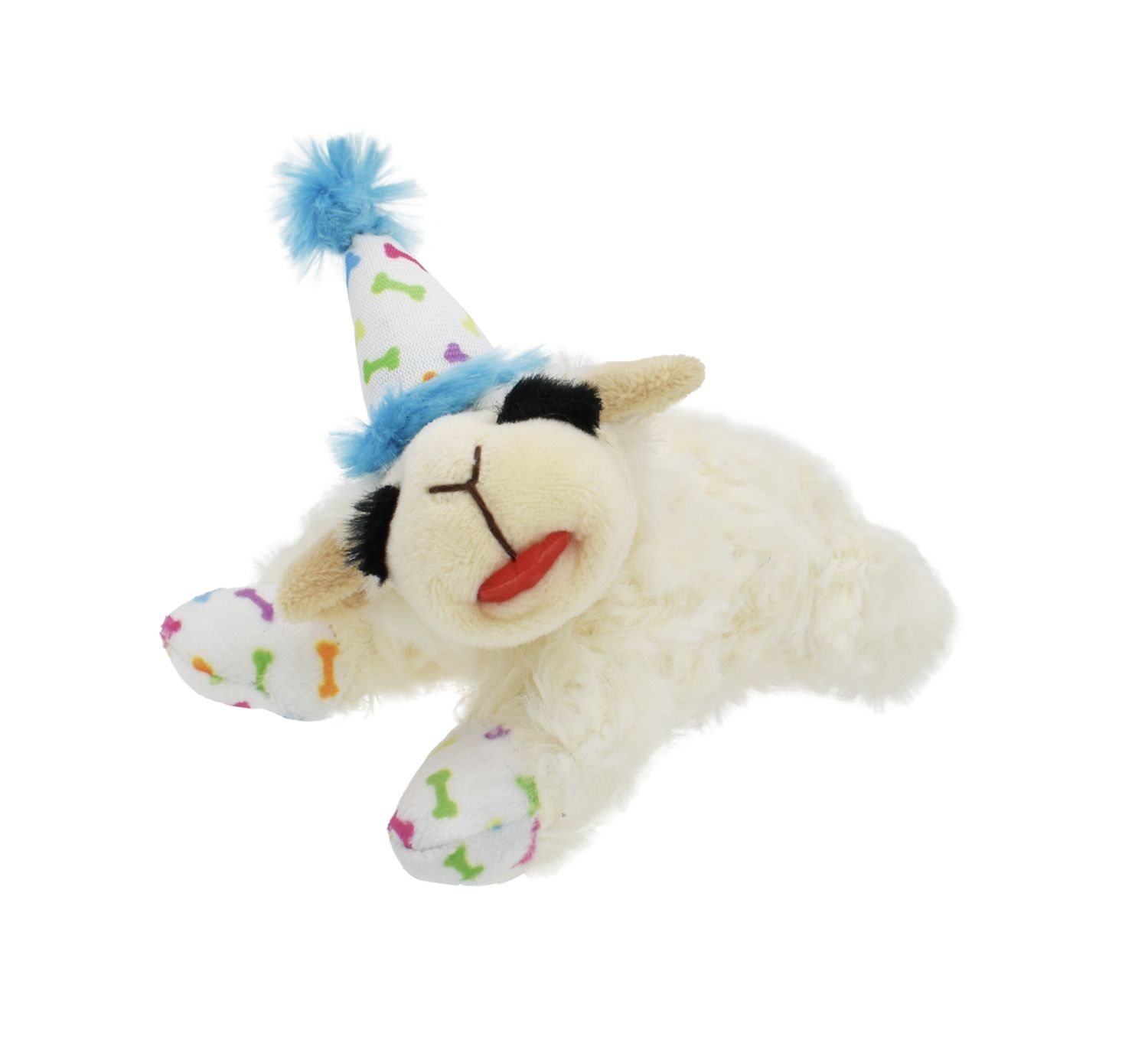 Multipet Dog Lamb Chop Birthday 10.5inch Blue