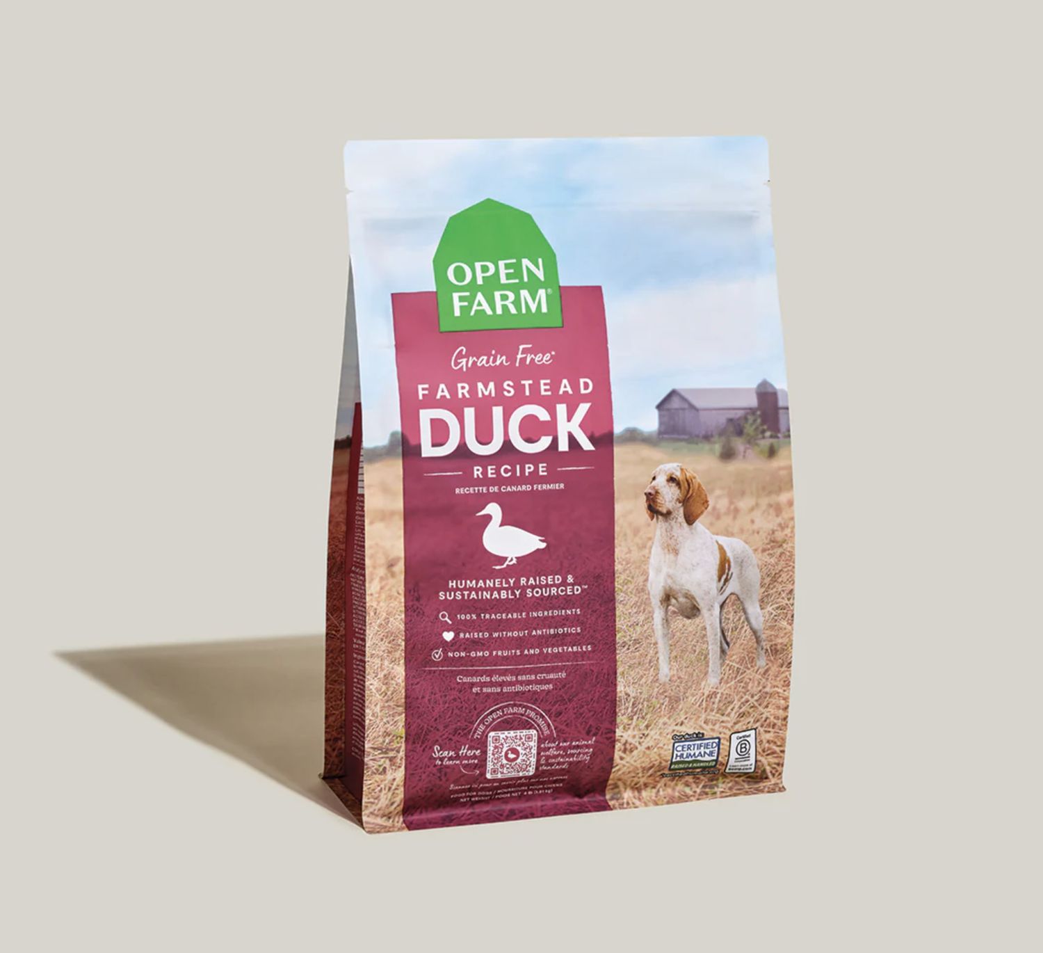 Open Farm Dog Grain Free Duck 4lb
