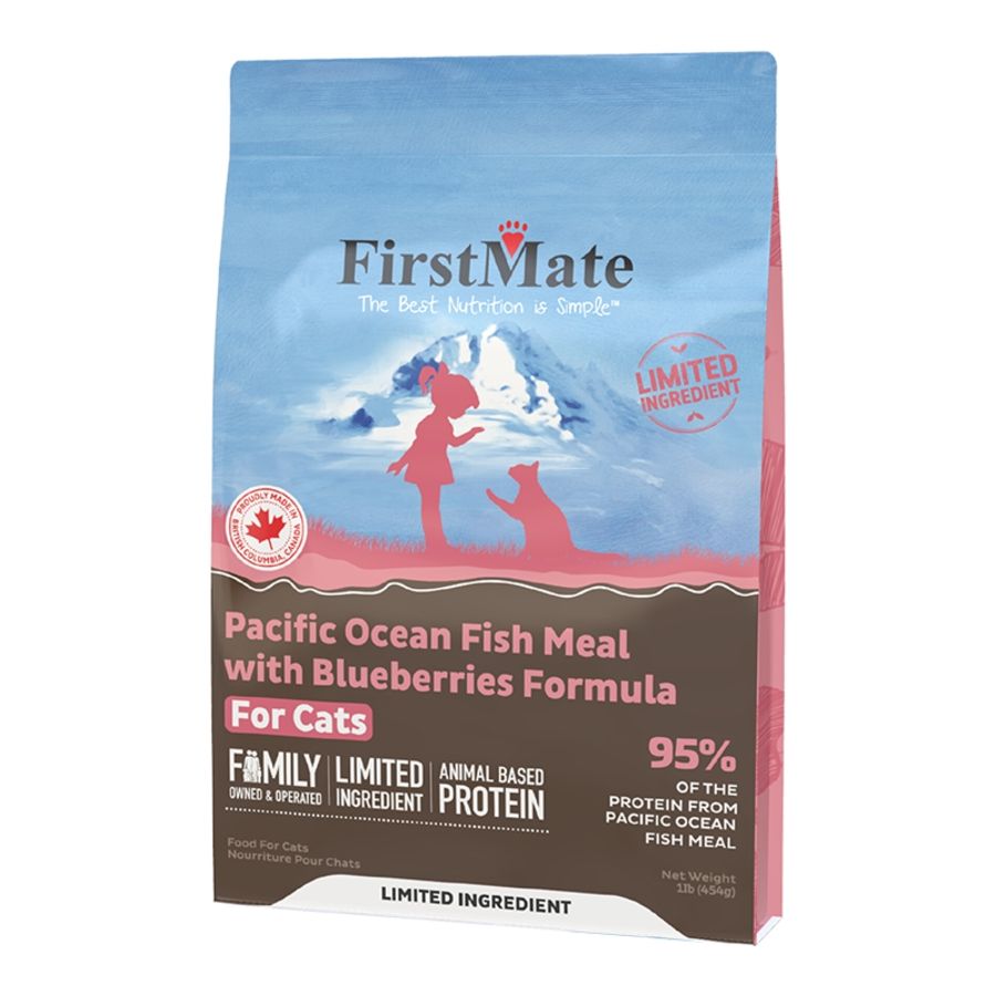 FirstMate Cat Grain Free Ocean Fish &amp; Blueberries, Size: 1lb