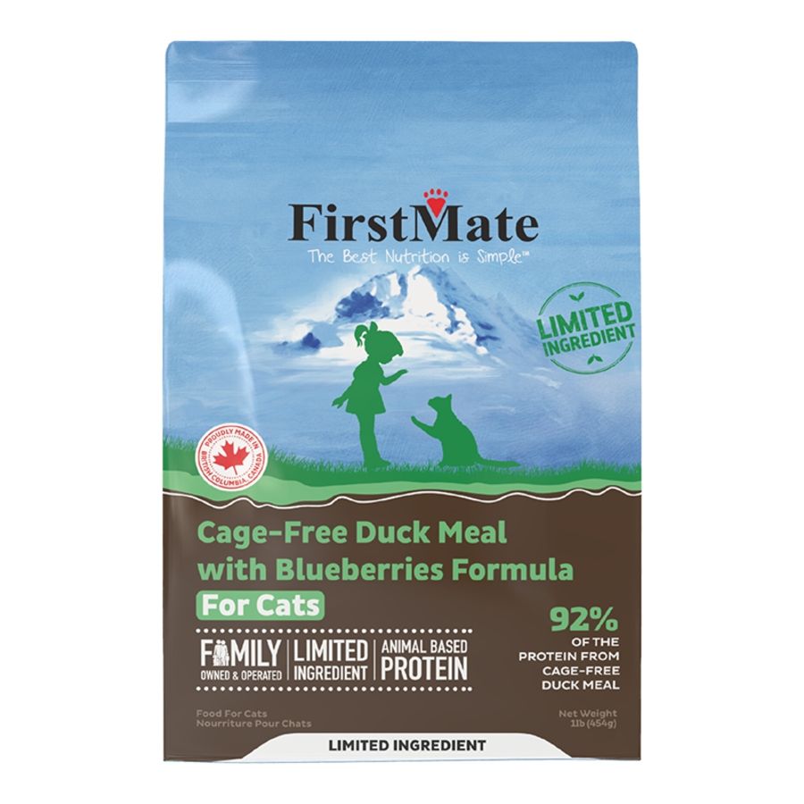 FirstMate Cat Grain Free Duck &amp; Blueberries, Size: 1lb