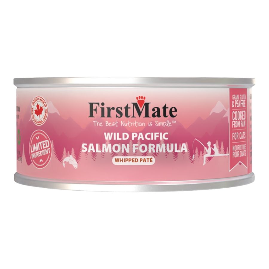 FirstMate Cat Can Grain Free Wild Pacific Salmon 3.2oz