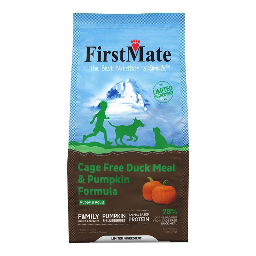 FirstMate Dog Grain Free Duck &amp; Pumpkin, Size: 5lb