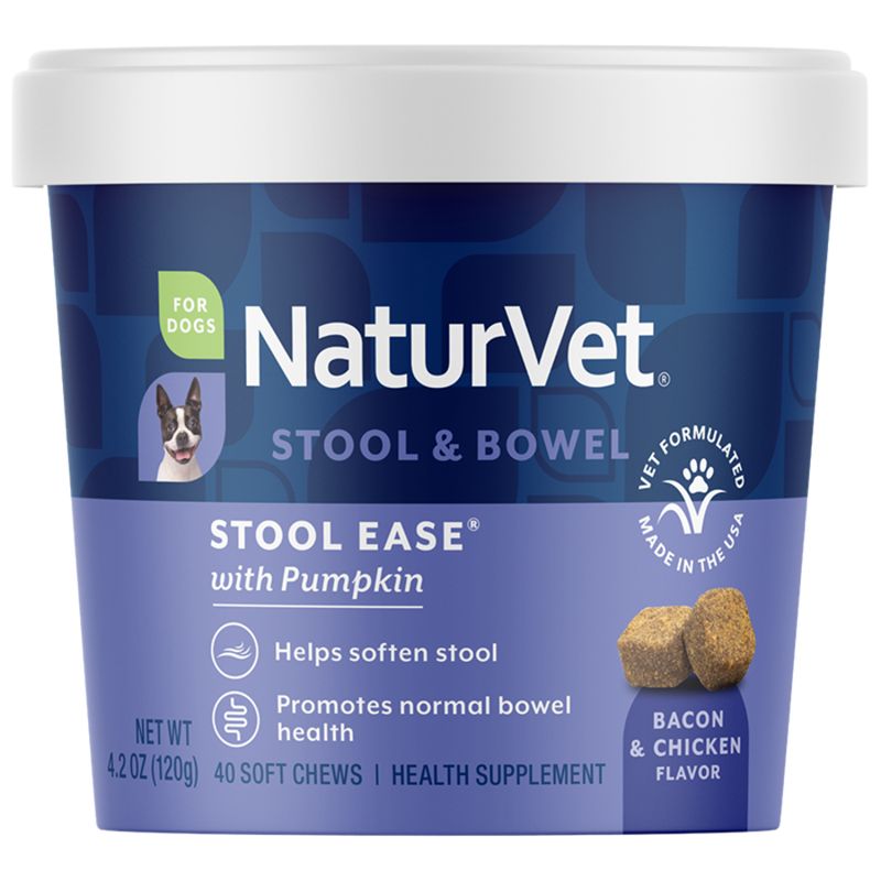 NaturVet Dog Stool Ease Chew 40 Count