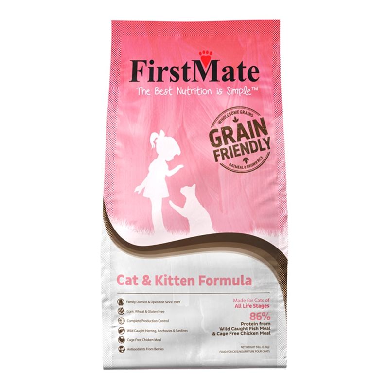 FirstMate Cat Grain Friendly Cat &amp; Kitten 5lb