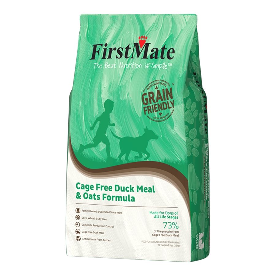 FirstMate Dog Grain Friendly Duck &amp; Oats, Size: 5lb