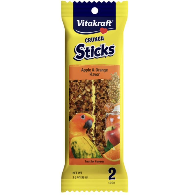 Vitakraft Crunch Sticks Conure Treats 2pk 3.5oz