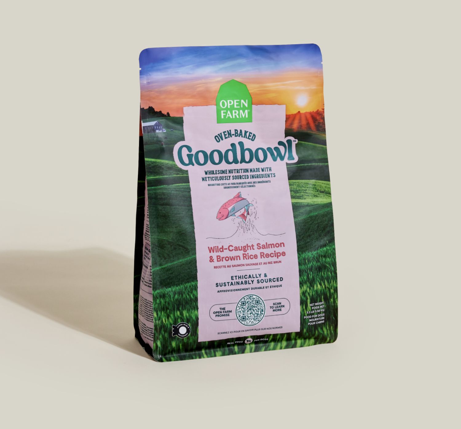 Open Farm Dog Goodbowl Wild-Caught Salmon &amp; Brown Rice 22lb