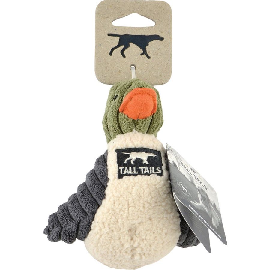 Tall Tails Dog Plush Squeaker Duck 5''