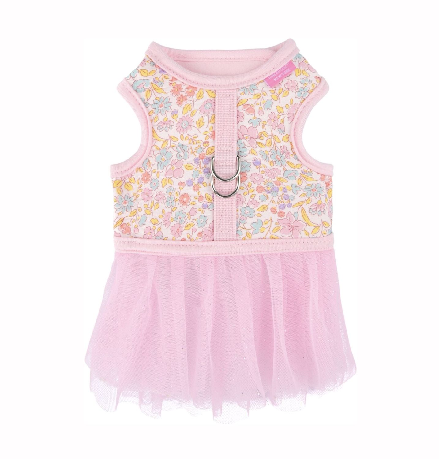 Puppia Dog Light Pink Dress Harness, Size: Small
