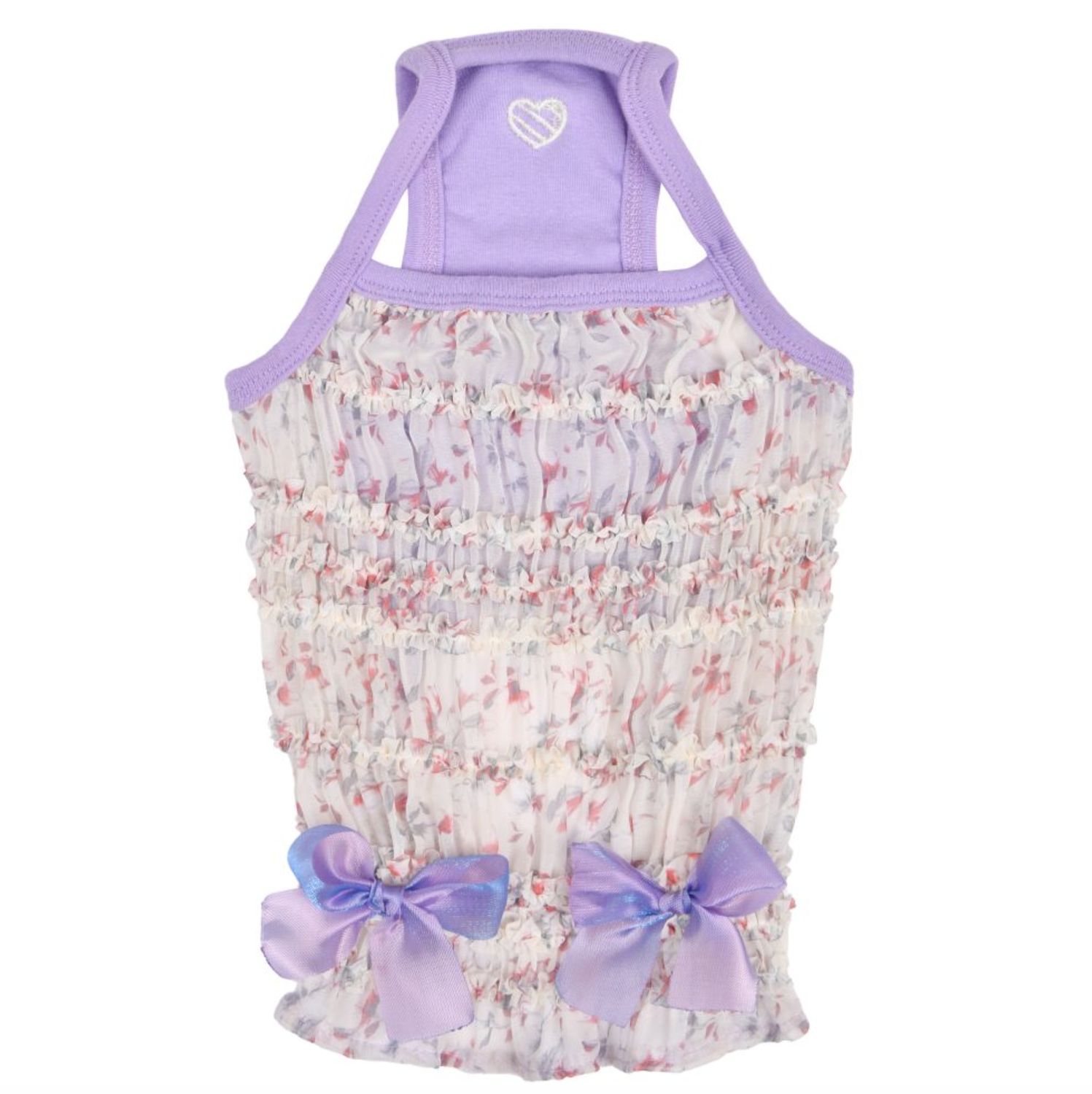 Puppia Dog Voilet Avril Tank Top, Size: Small