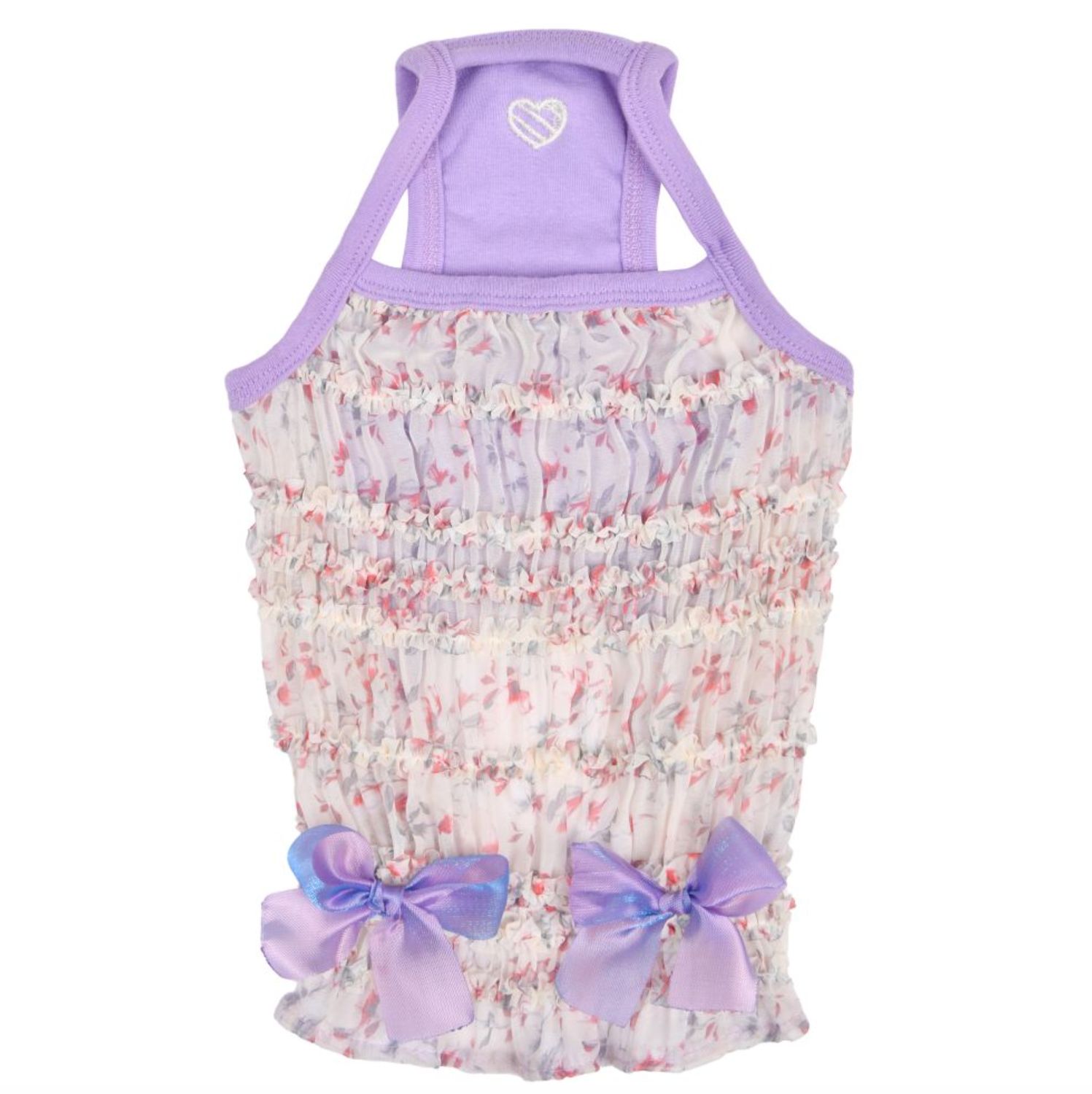 Puppia Dog Voilet Avril Tank Top, Size: Small