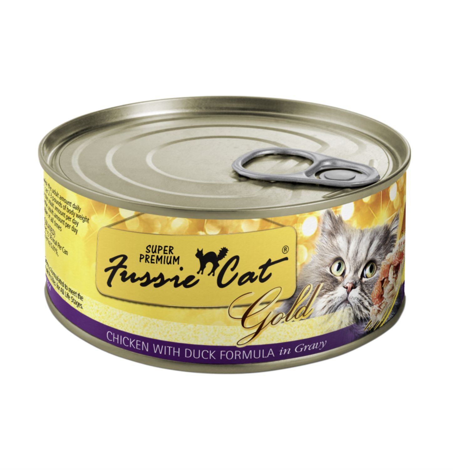 Fussie Cat Super Premium Chicken &amp; Duck in Gravy Can 2.82oz