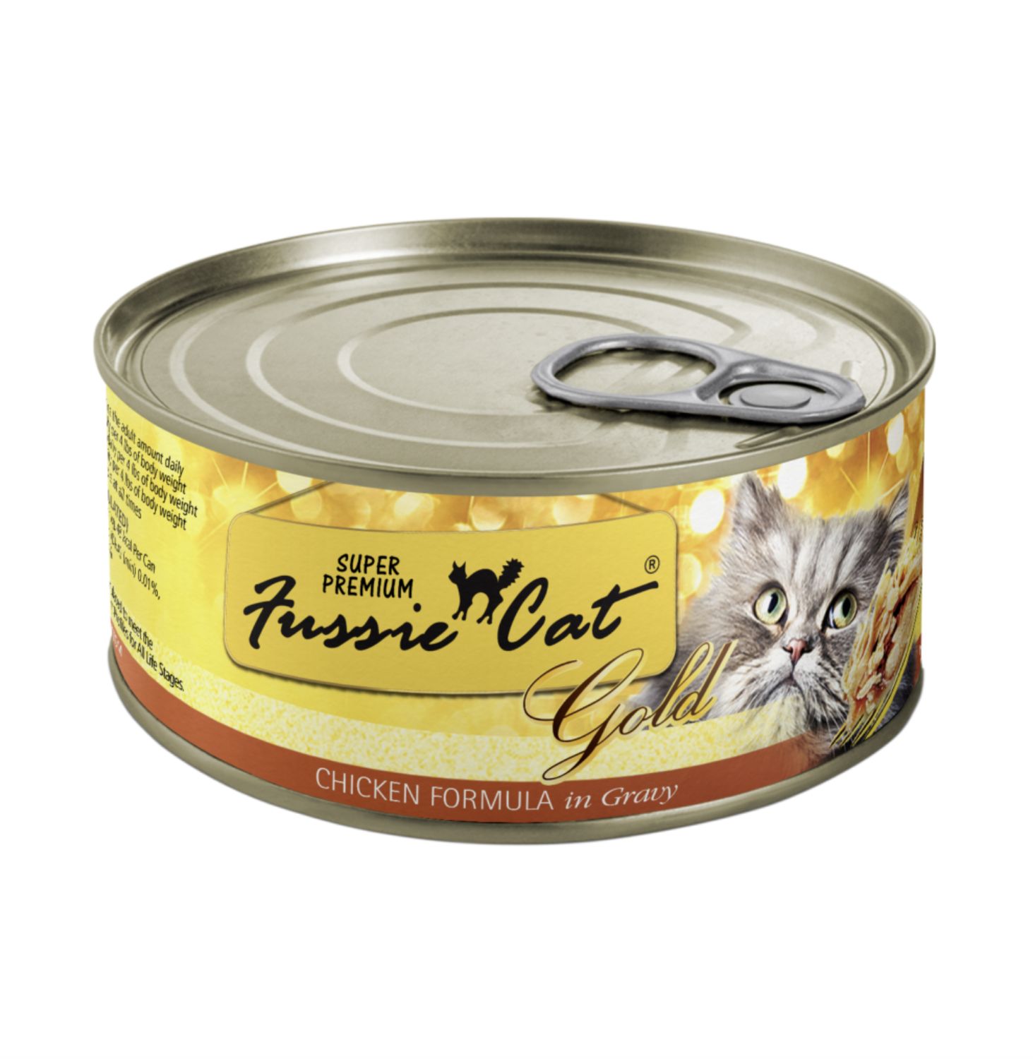 Fussie Cat Super Premium Chicken in Gravy Can 2.82oz