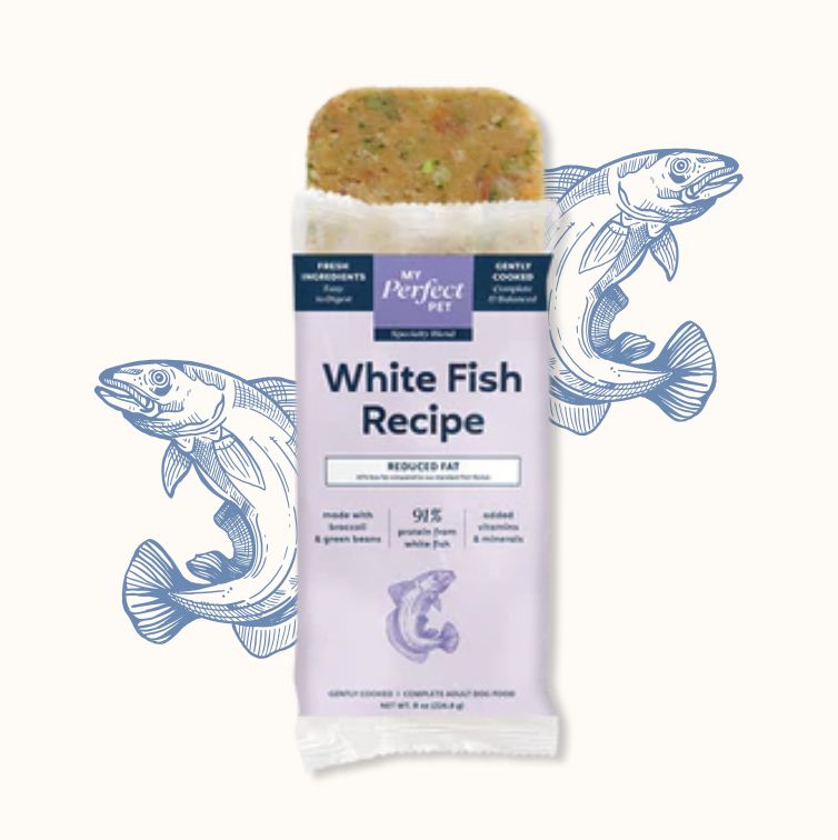 My Perfect Pet Dog Frozen Reduced Fat Cod, Size: 8oz Single