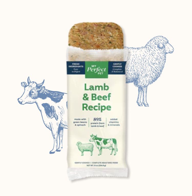 My Perfect Pet Dog Frozen Lamb &amp; Beef, Size: 8oz Single