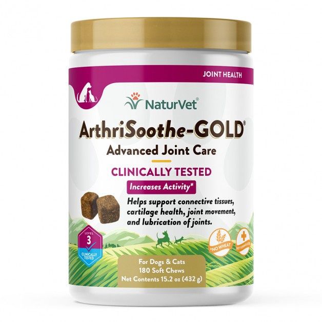 Naturvet Dog Arthrisoothe Gold Chews 180ct