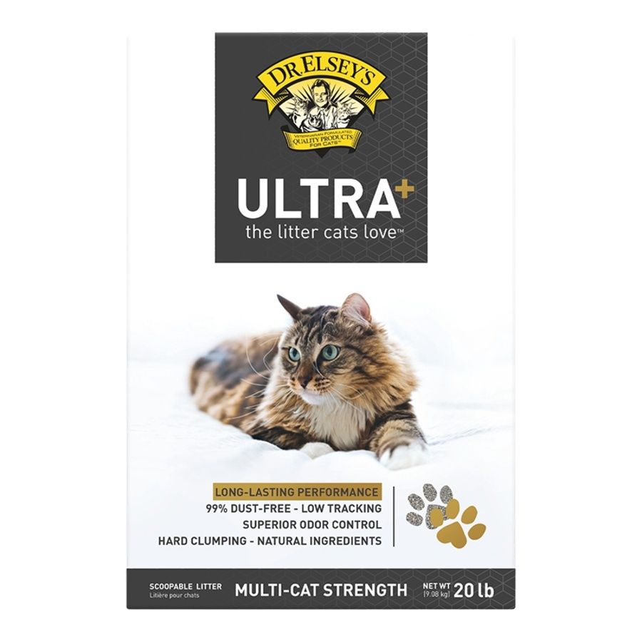 Dr. Elsey's Ultra+ Clumping Litter, Size: 20lb