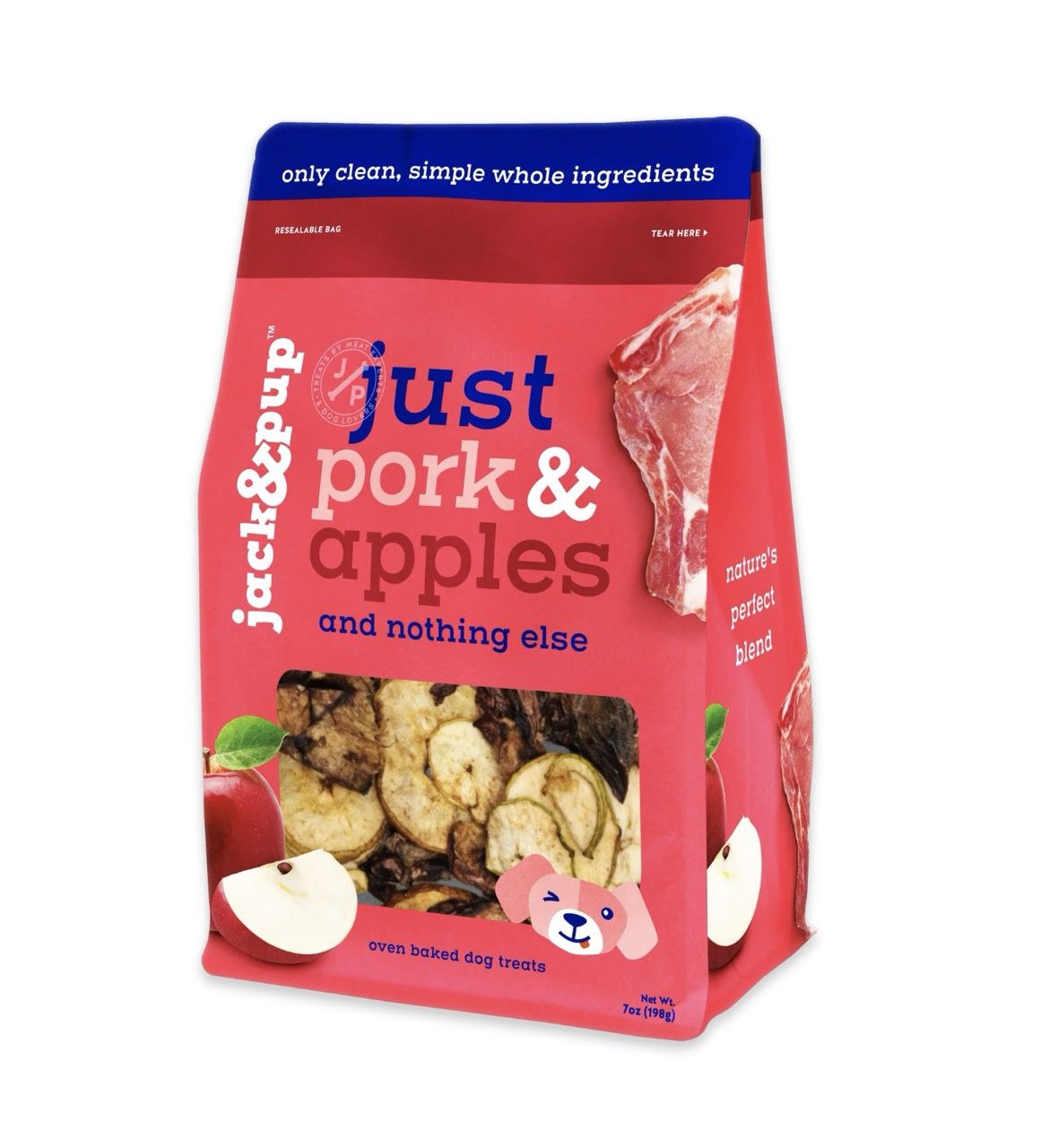 Jack &amp; Pup Dog Just Pork &amp; Apples 7oz