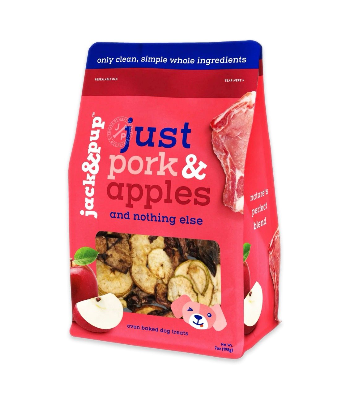 Jack &amp; Pup Dog Just Pork &amp; Apples 7oz