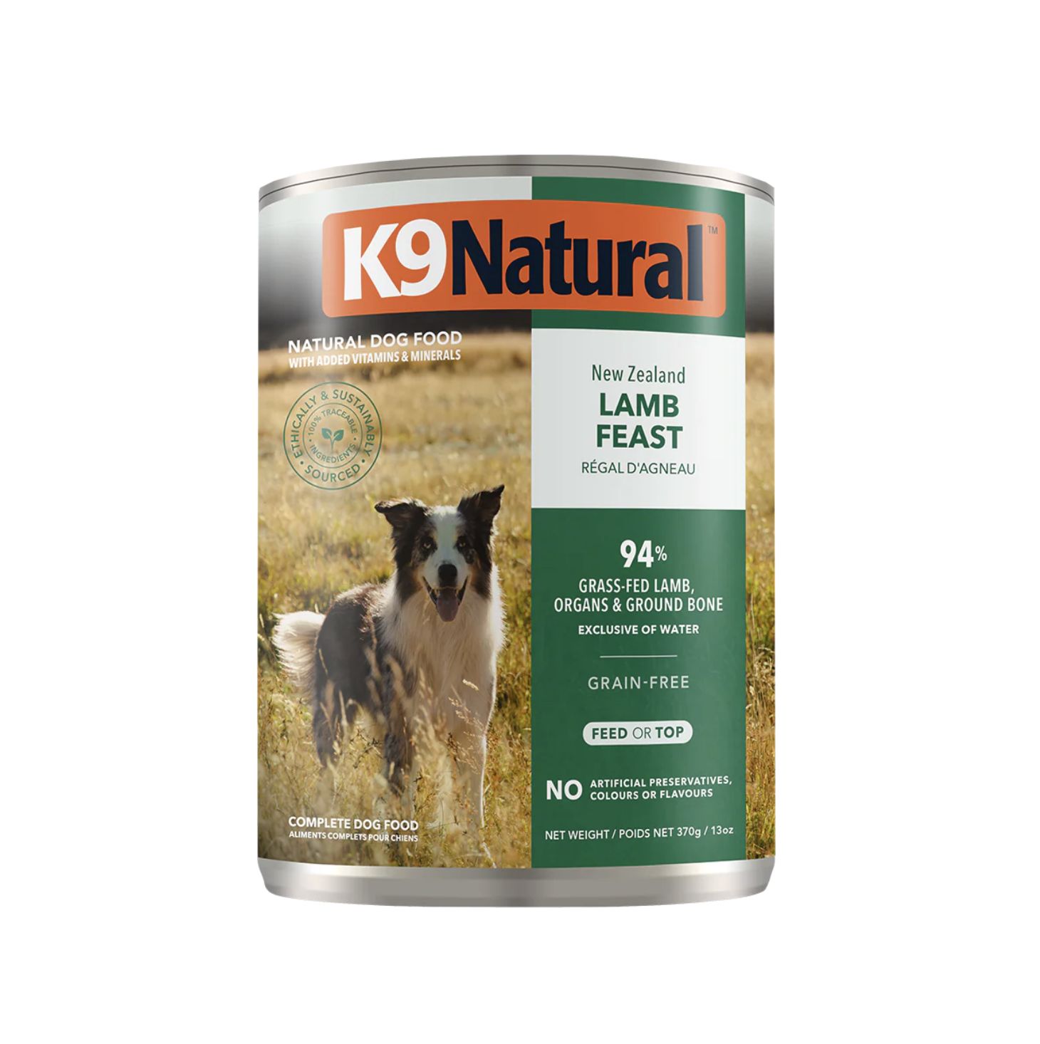 K9 Natural Dog Lamb Feast Can 13oz
