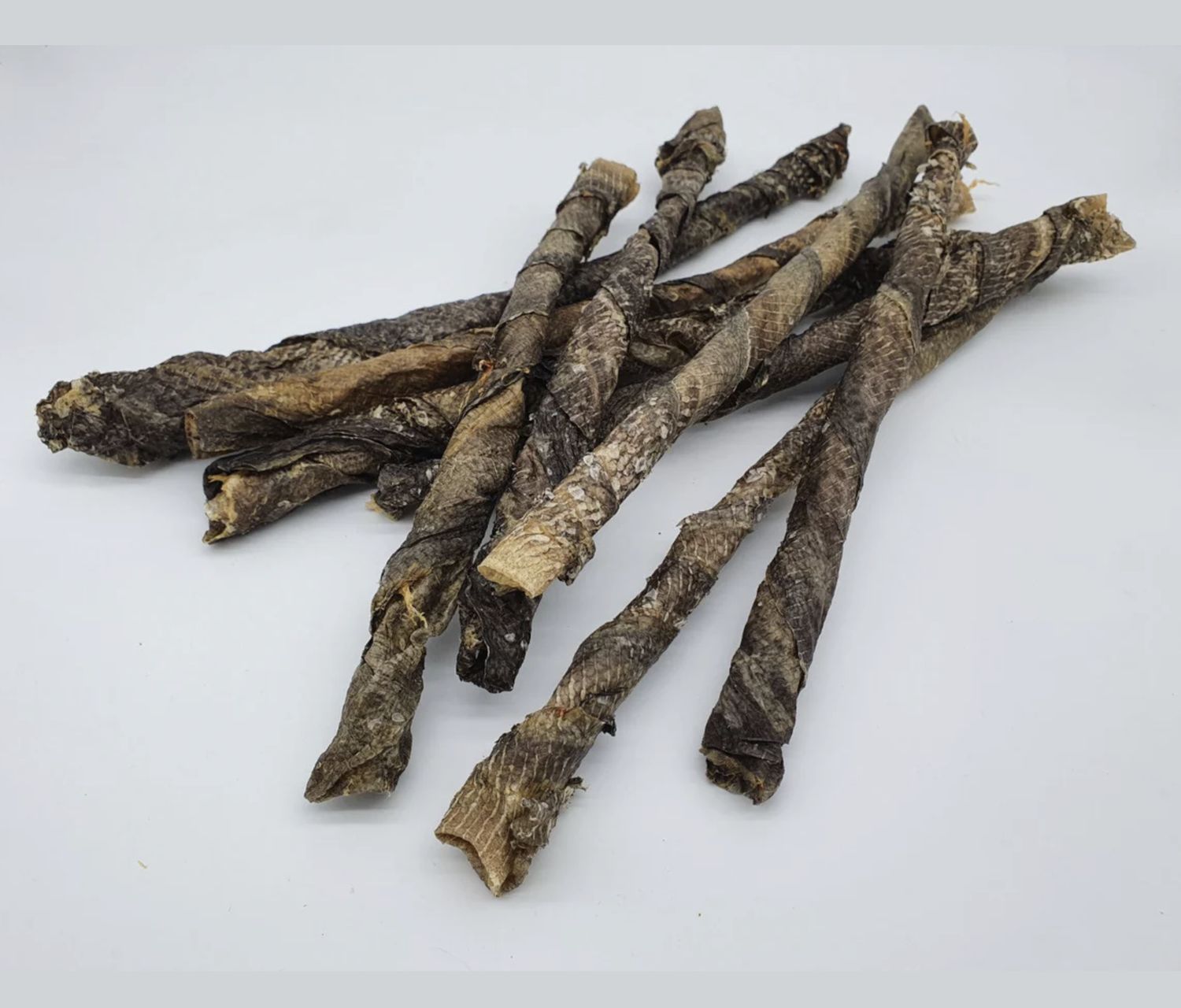 Tickled Pet Icelandic Codfish Skin Rolls, Size: 12"