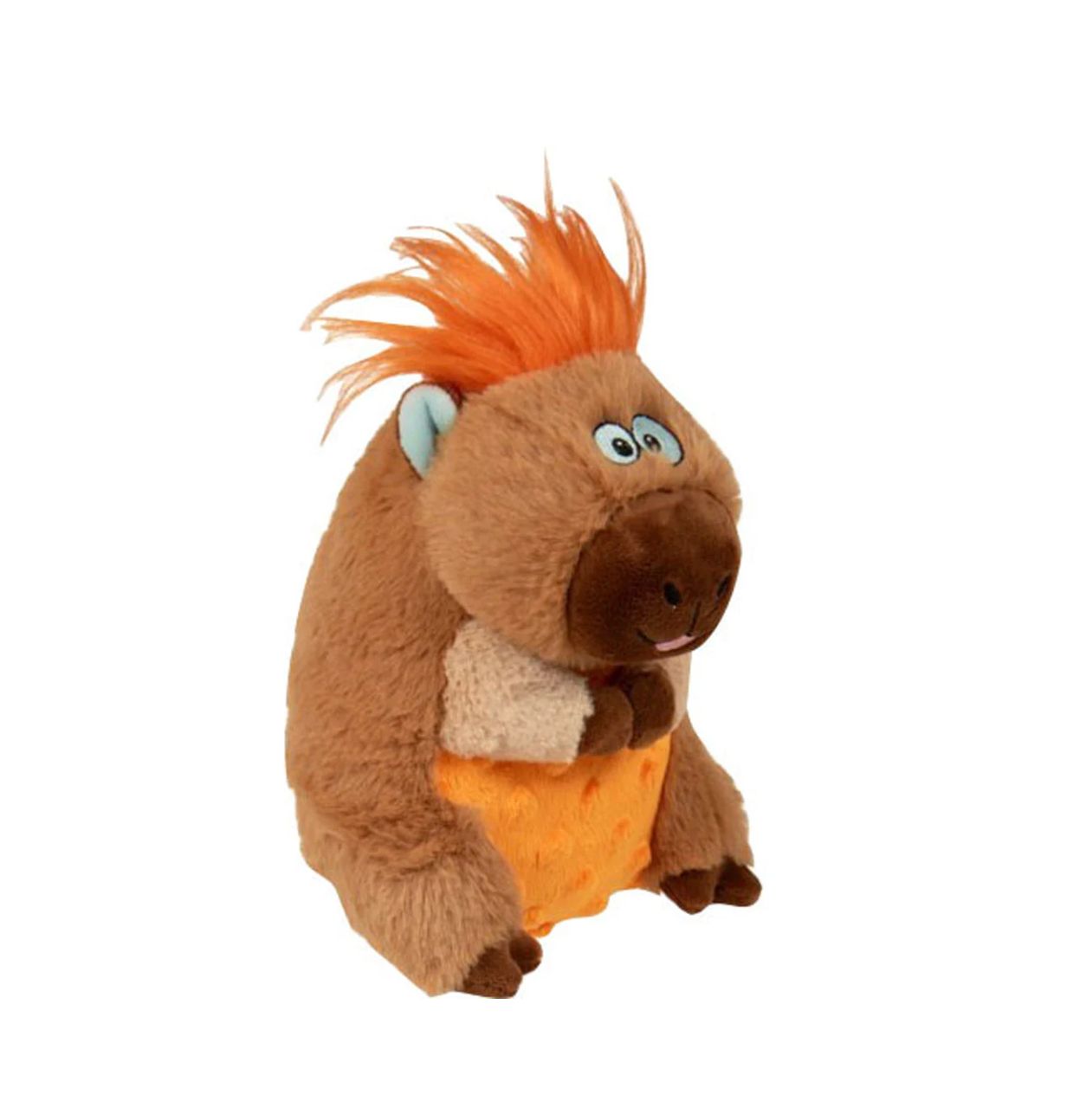 GoDog Silent Squeak Capybara, Size: Small