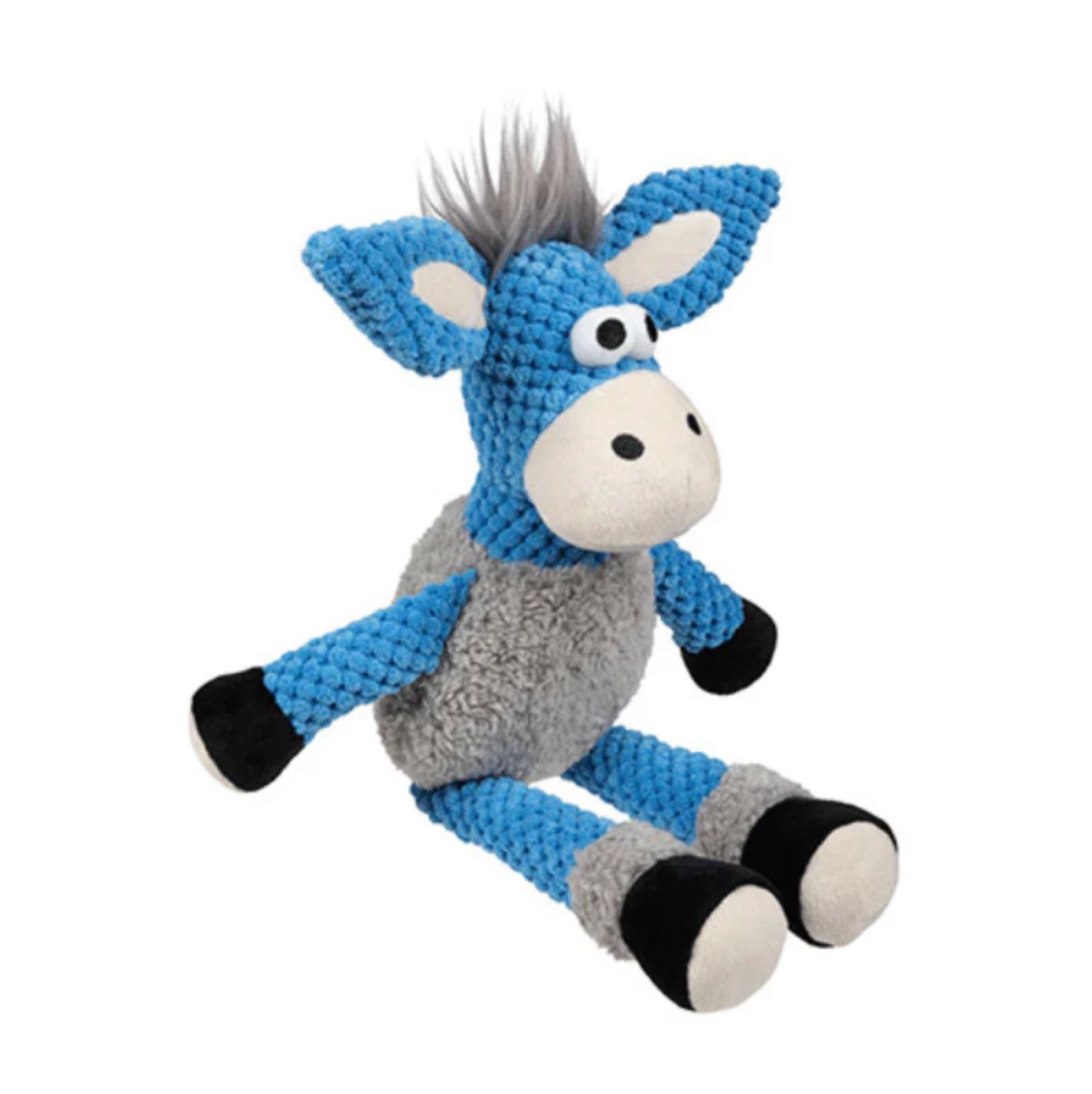 GoDog Checkers Skinny Derby Blue Donkey Medium
