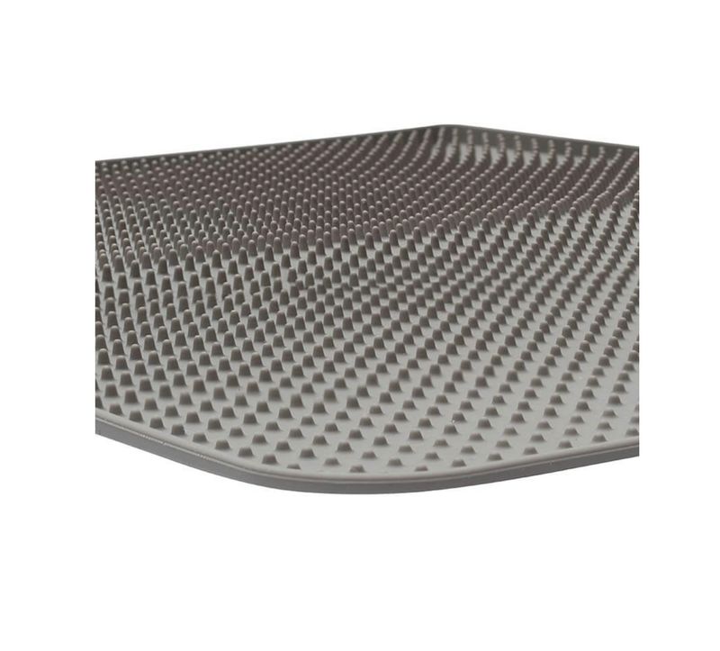 Messy Mutts Cat Litter Mat Grey