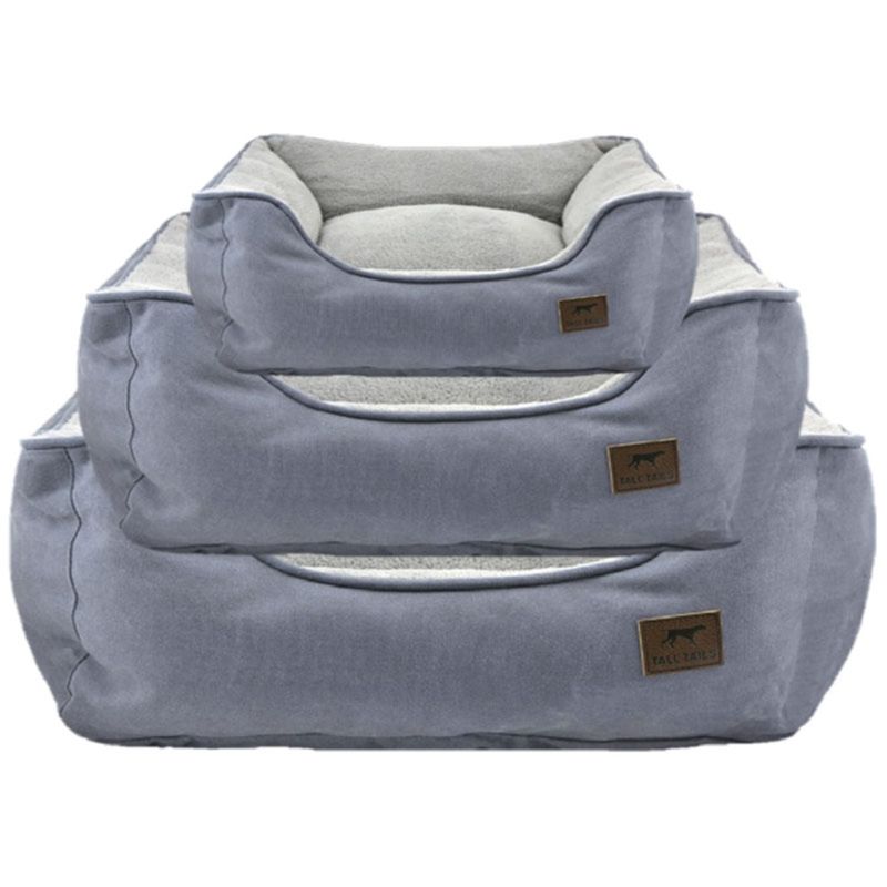 Tall Tails Dog &amp; Cat Bolster Bed Gray
