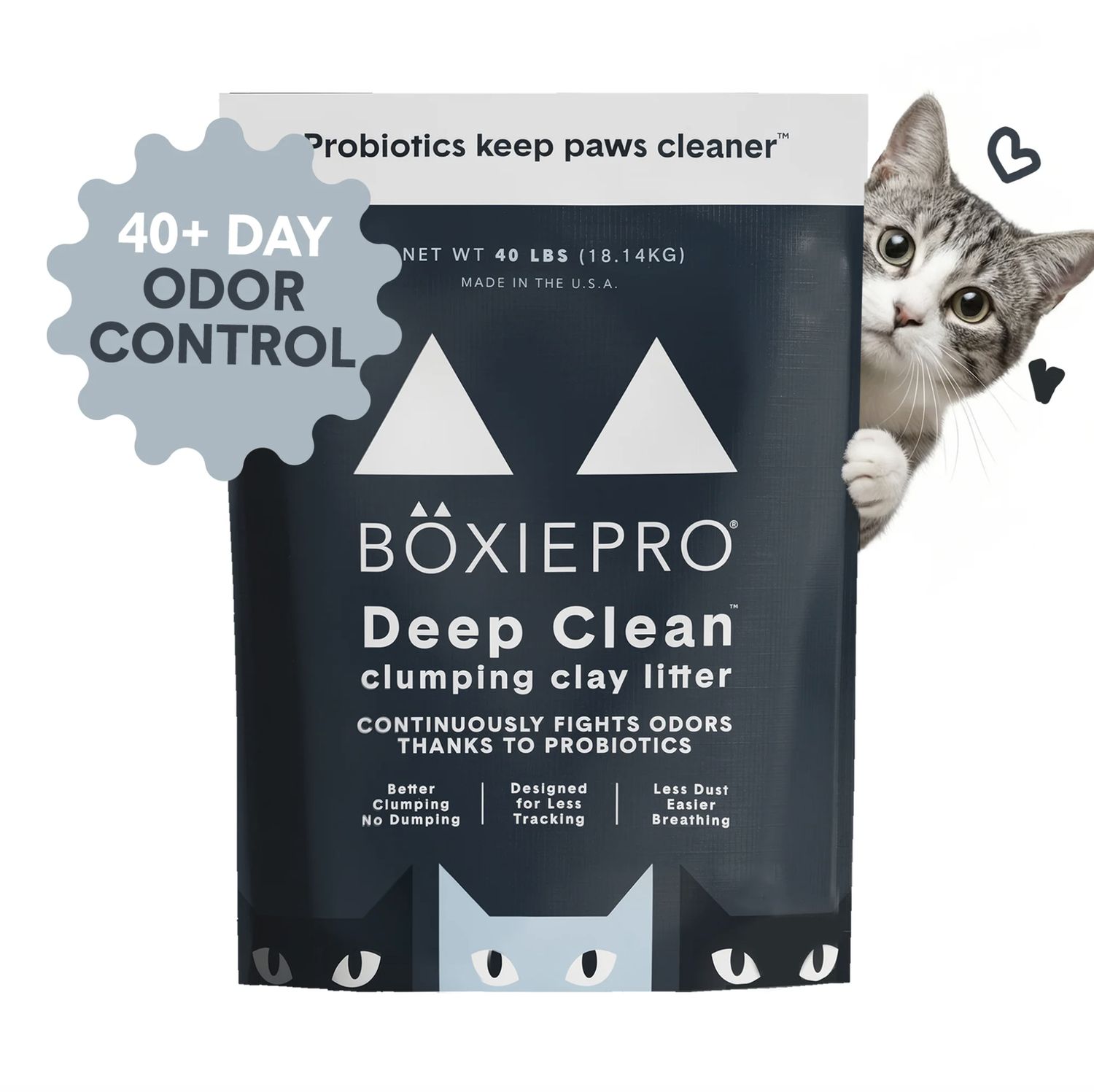 BoxieCat Pro Deep Clean Clumping Clay Litter 16lb
