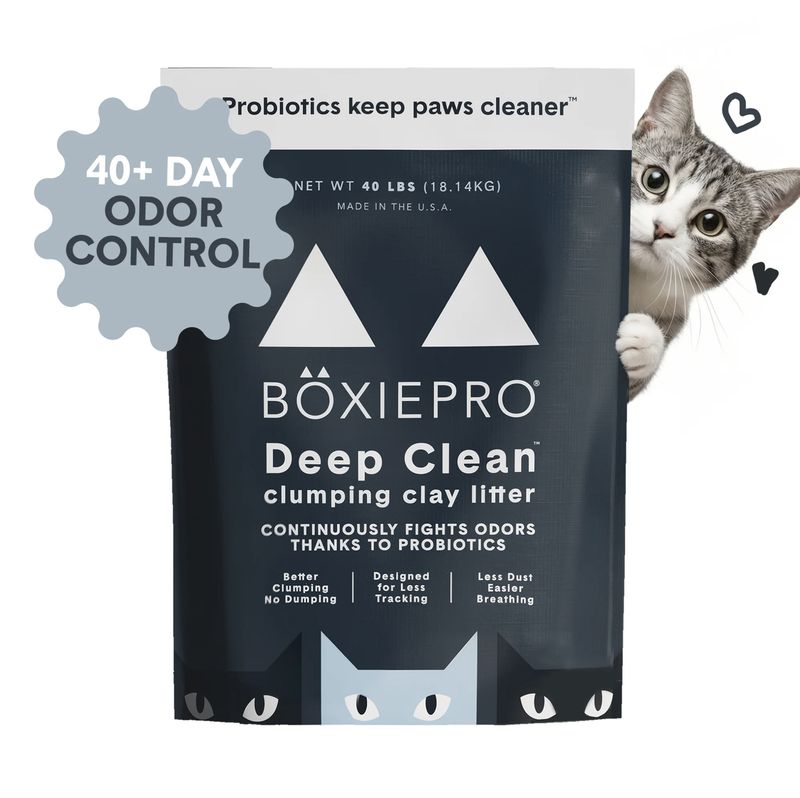 BoxieCat Pro Deep Clean Clumping Clay Litter 16lb