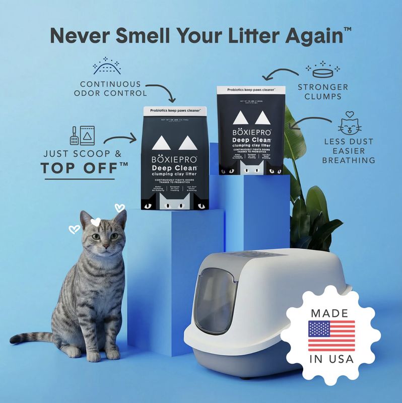 BoxieCat Pro Deep Clean Clumping Clay Litter 16lb