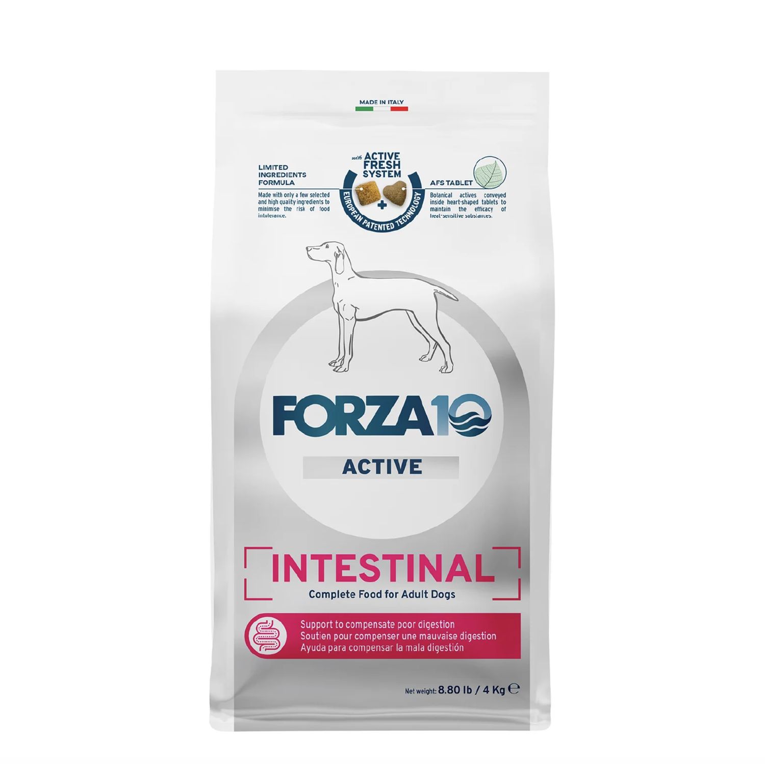 Forza10 Dog Intestinal Fish Formula Support, Size: 8.8lb