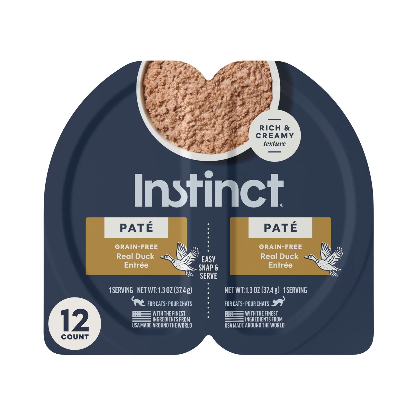 Instinct Cat Split Cups Paté Duck Entrée 2.64oz
