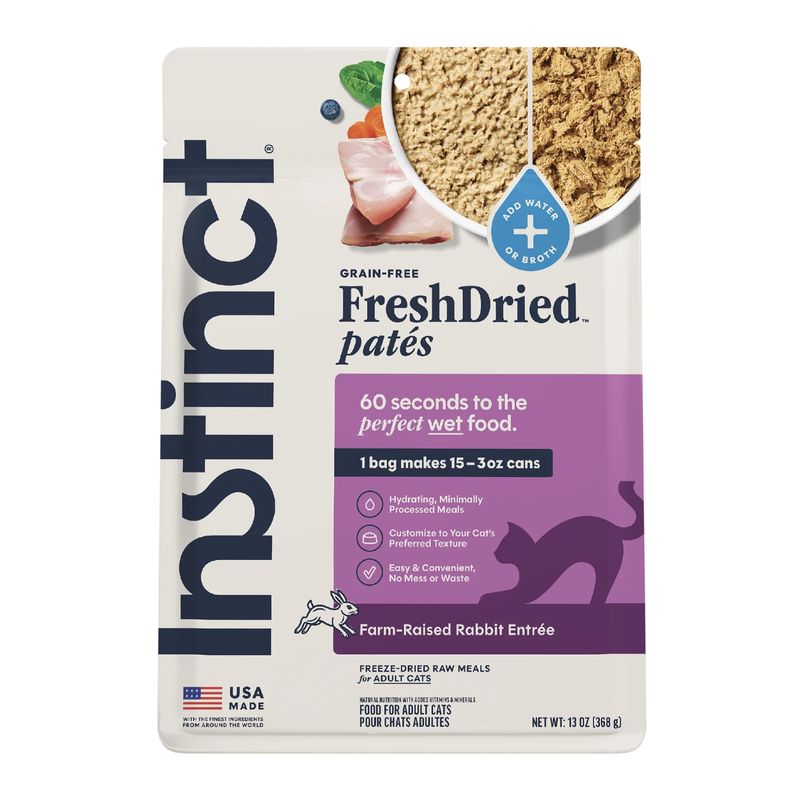Instinct Cat FreshDried Patés Rabbit