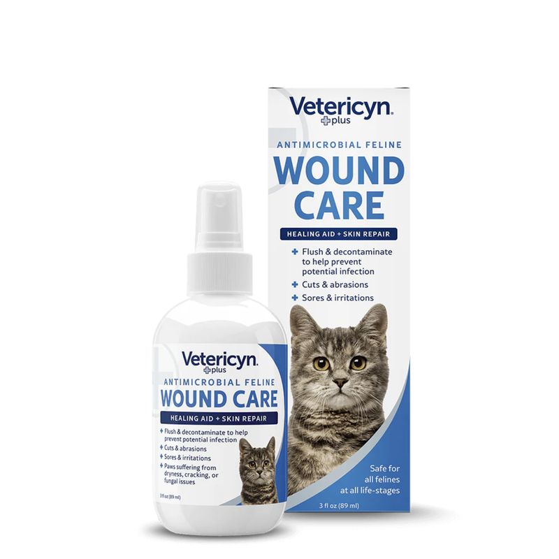 Vetericyn Cat Antimicrobial Wound &amp; Skin Care Spray 3 oz