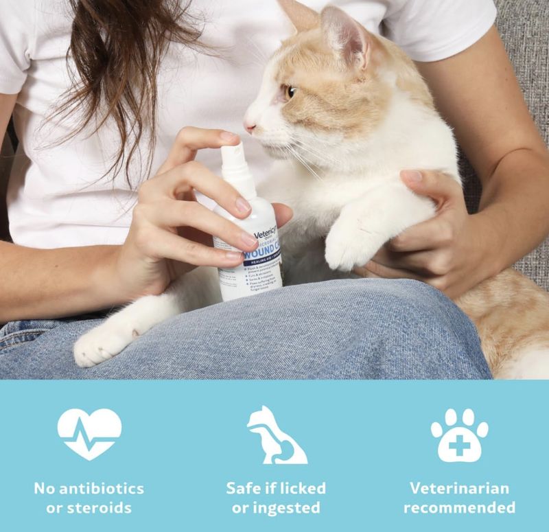 Vetericyn Cat Antimicrobial Wound &amp; Skin Care Spray 3 oz