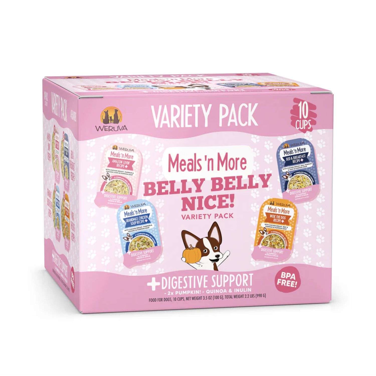 Weruva Dog Meals N More Belly Belly Nice Variety 10 Pack