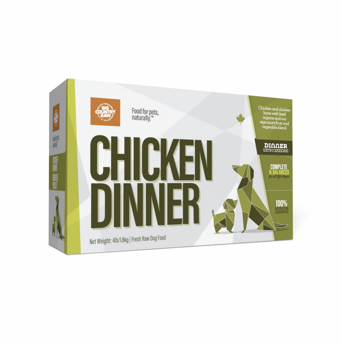 Big Country Raw Dog Frozen Chicken 4lb